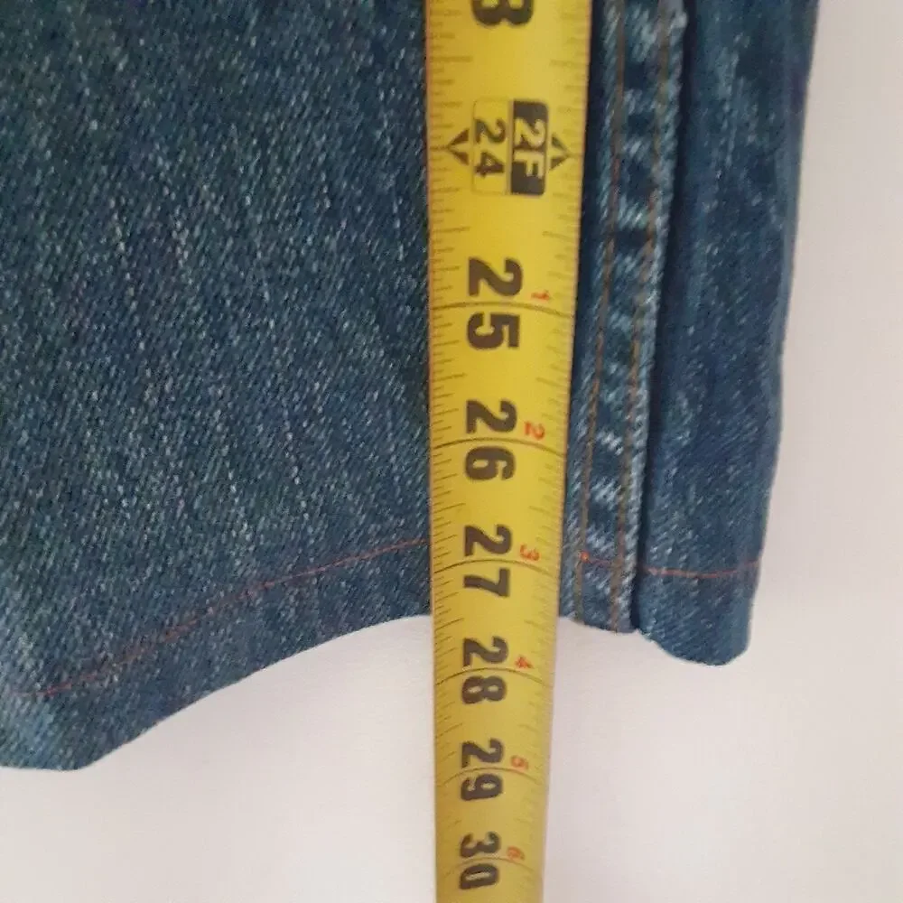 Mens The Original LEI Blue Denim Jeans Size 38x32 Distressed READ